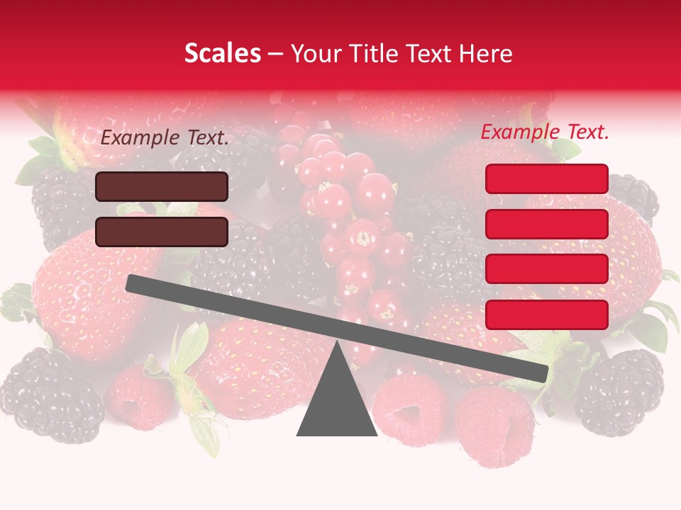 Blueberry Organic Blackberry PowerPoint Template