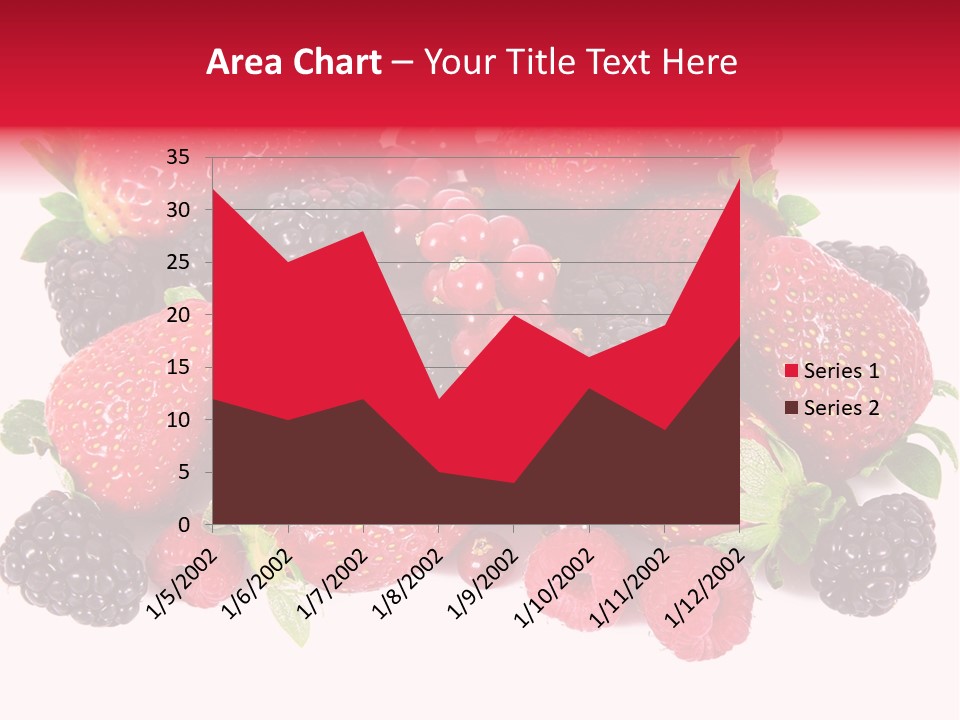 Blueberry Organic Blackberry PowerPoint Template
