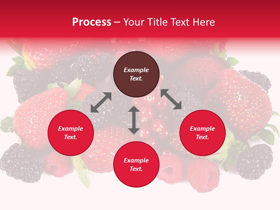 Blueberry Organic Blackberry PowerPoint Template
