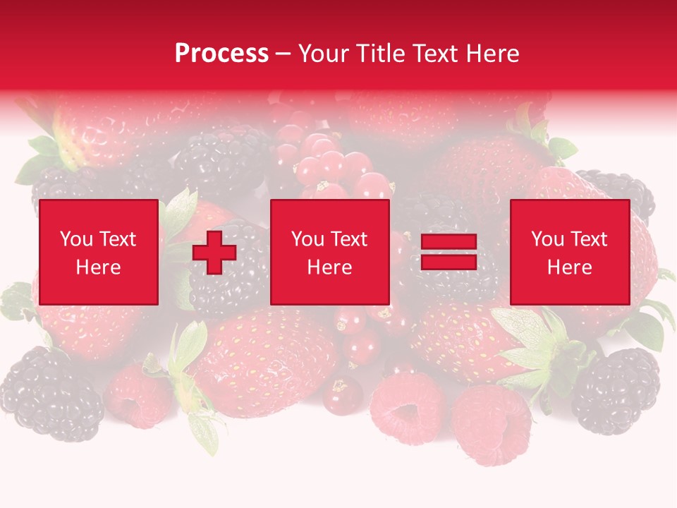 Blueberry Organic Blackberry PowerPoint Template