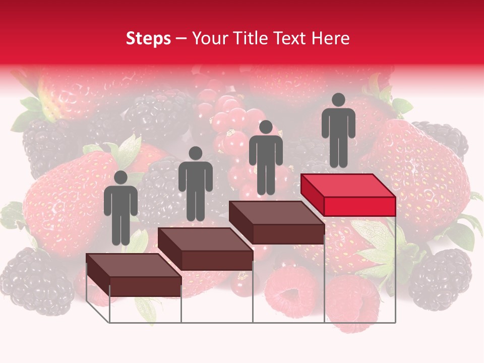 Blueberry Organic Blackberry PowerPoint Template