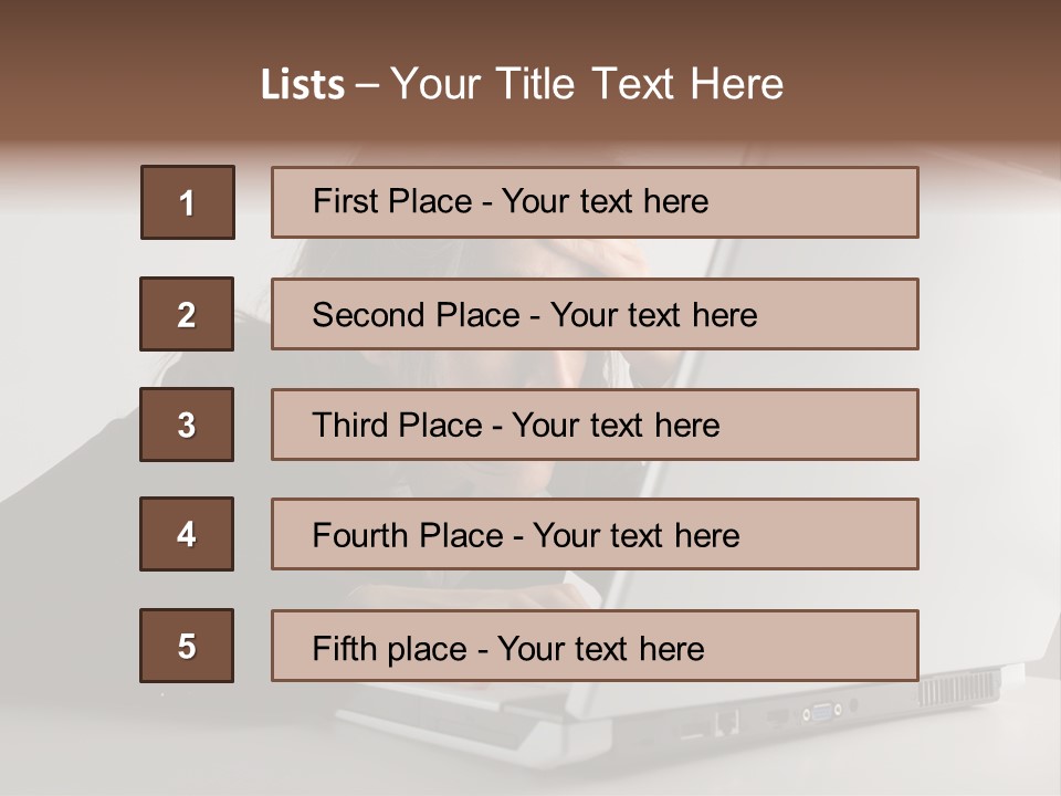 Tired Late Technology PowerPoint Template