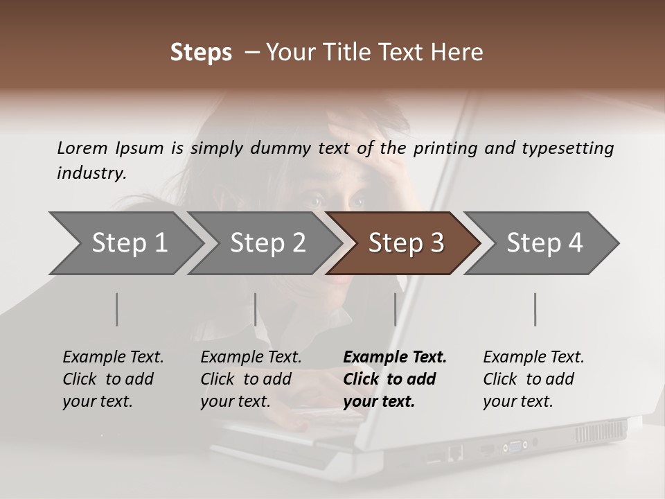 Tired Late Technology PowerPoint Template