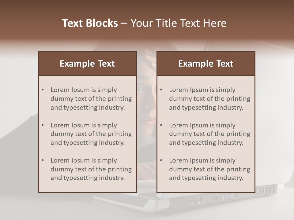 Tired Late Technology PowerPoint Template