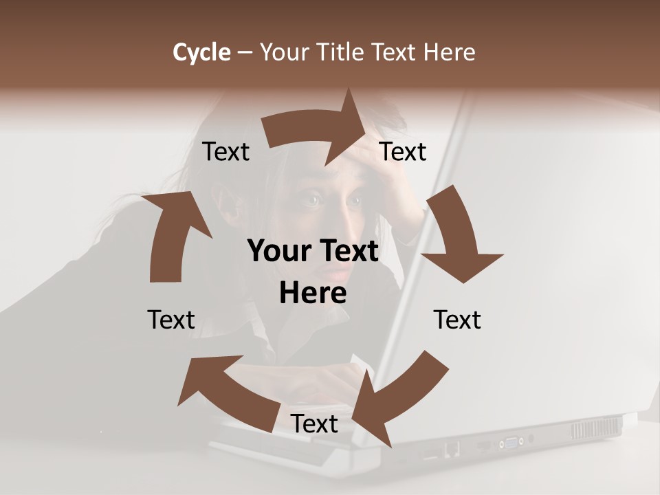 Tired Late Technology PowerPoint Template