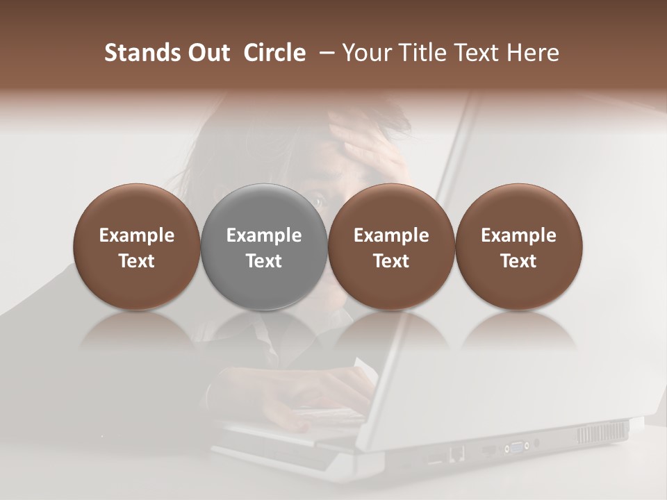 Tired Late Technology PowerPoint Template