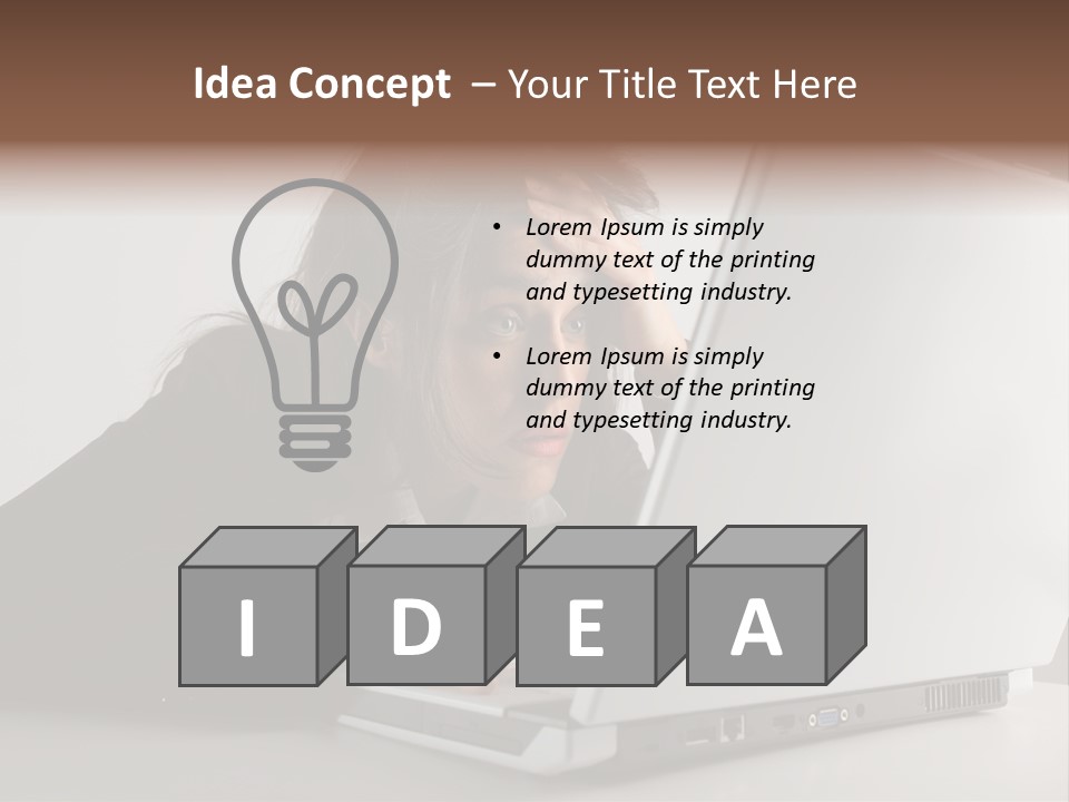Tired Late Technology PowerPoint Template