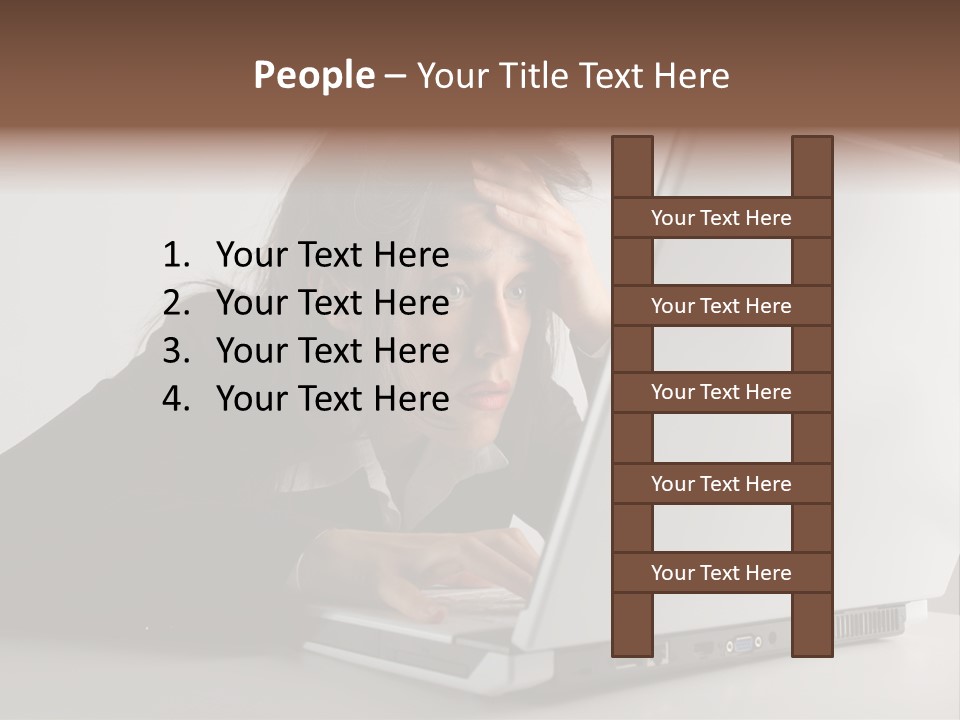 Tired Late Technology PowerPoint Template