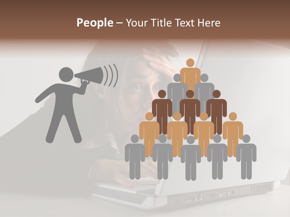 Tired Late Technology PowerPoint Template