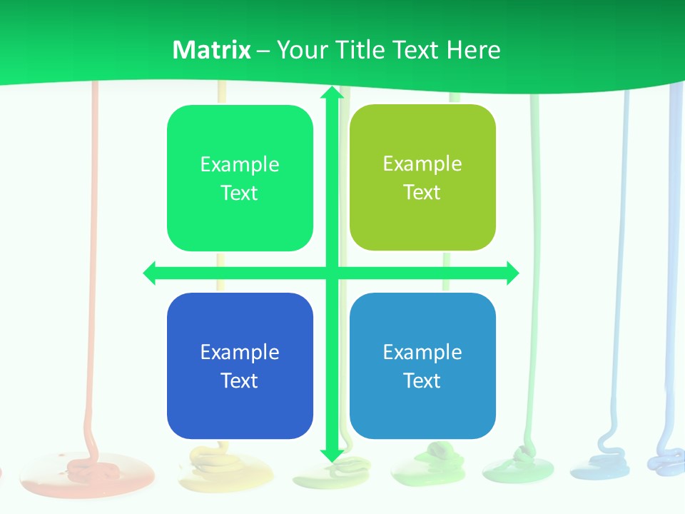 Graphic Messy Spray PowerPoint Template