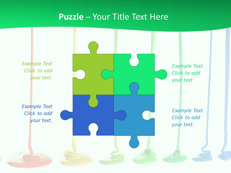 Graphic Messy Spray PowerPoint Template