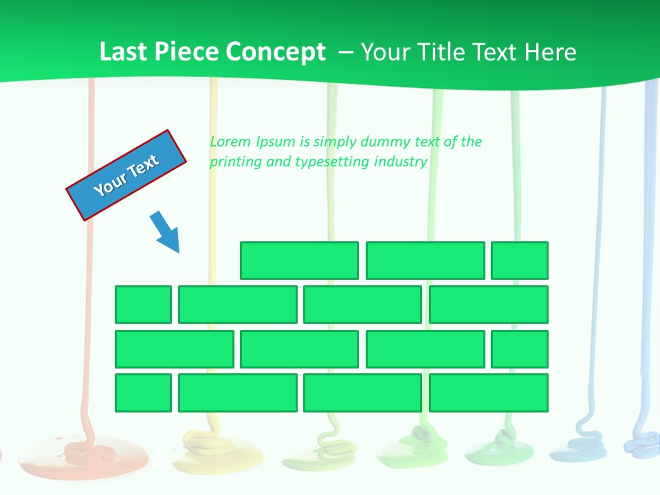 Graphic Messy Spray PowerPoint Template