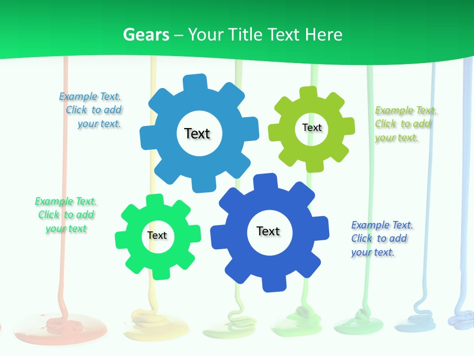 Graphic Messy Spray PowerPoint Template