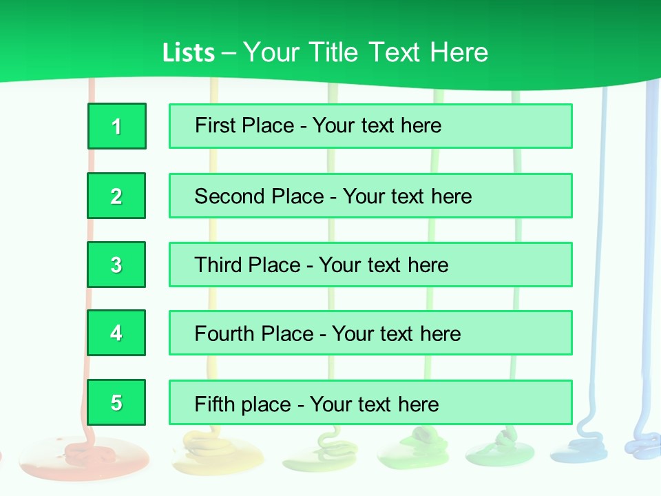 Graphic Messy Spray PowerPoint Template