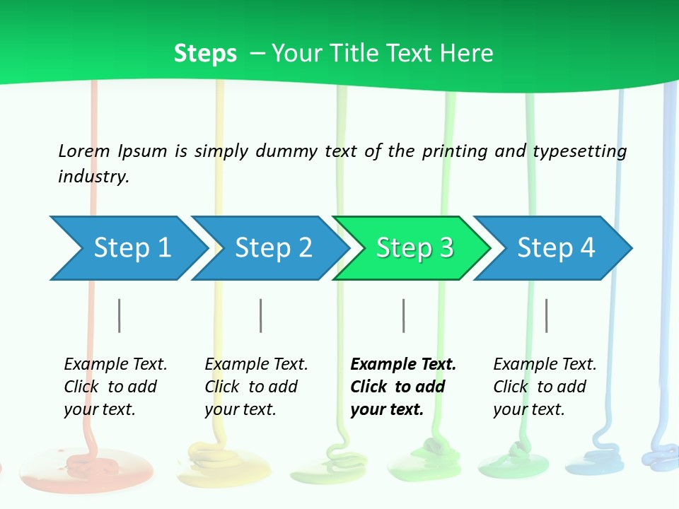 Graphic Messy Spray PowerPoint Template