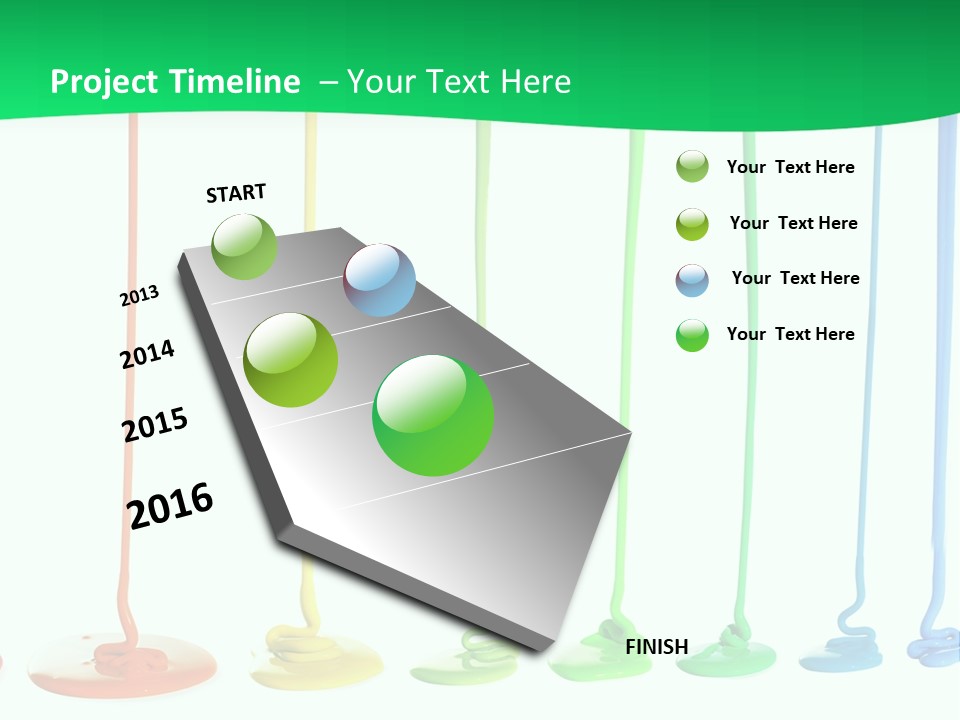 Graphic Messy Spray PowerPoint Template