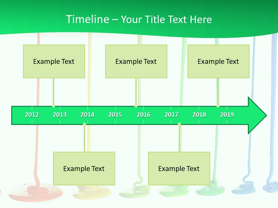 Graphic Messy Spray PowerPoint Template