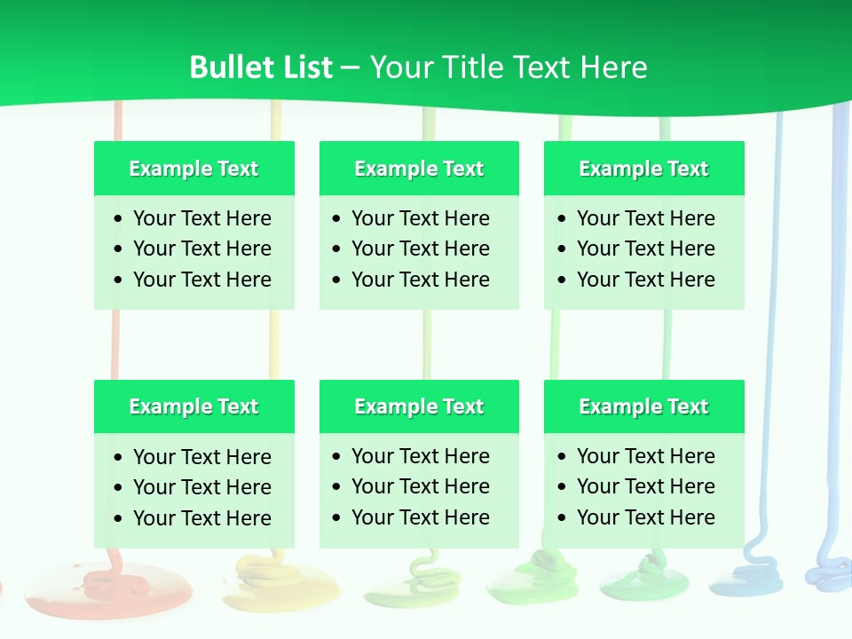 Graphic Messy Spray PowerPoint Template