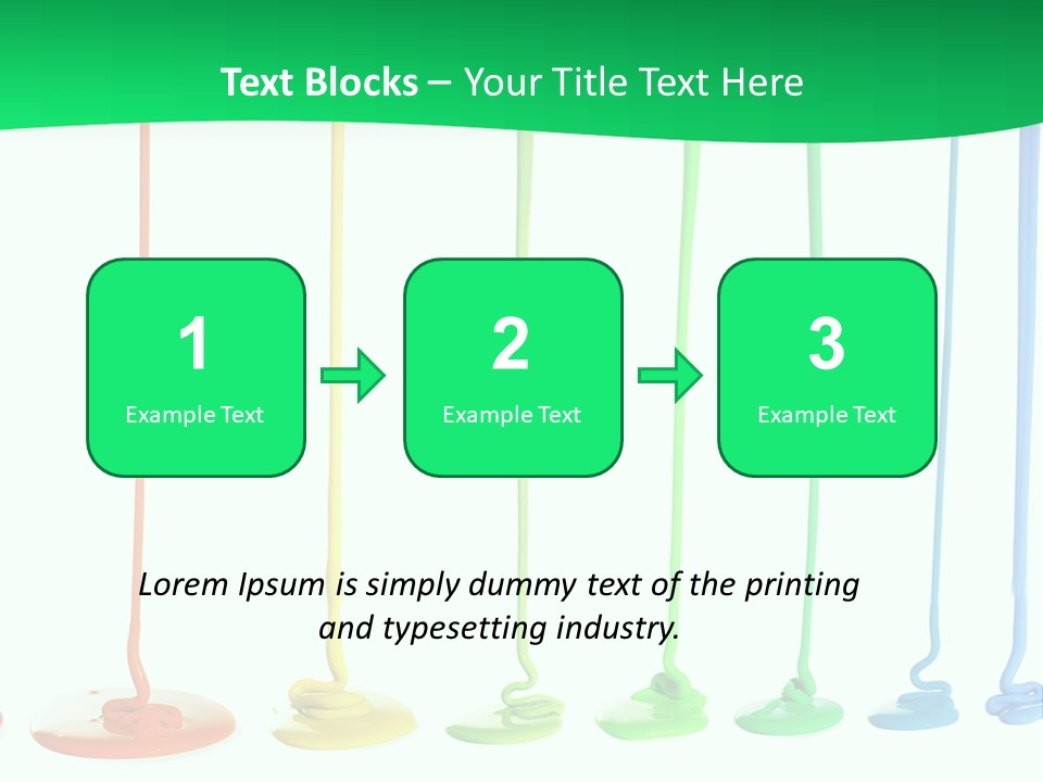 Graphic Messy Spray PowerPoint Template