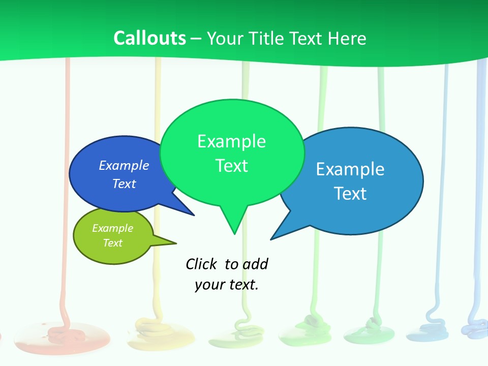 Graphic Messy Spray PowerPoint Template