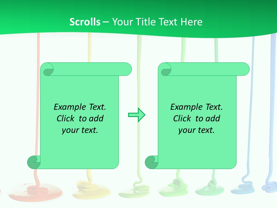Graphic Messy Spray PowerPoint Template