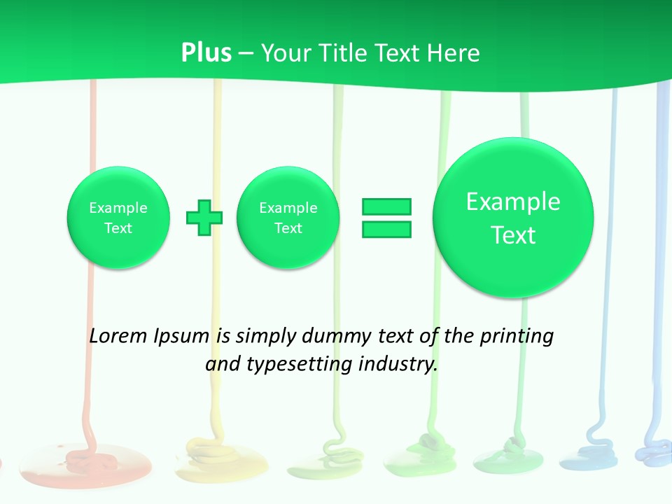 Graphic Messy Spray PowerPoint Template