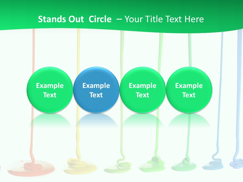 Graphic Messy Spray PowerPoint Template