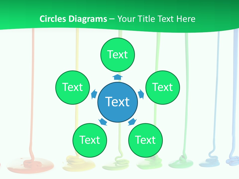 Graphic Messy Spray PowerPoint Template
