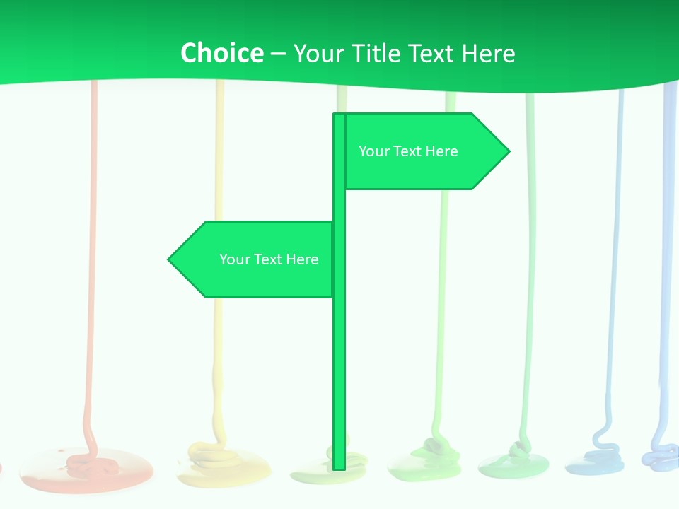 Graphic Messy Spray PowerPoint Template