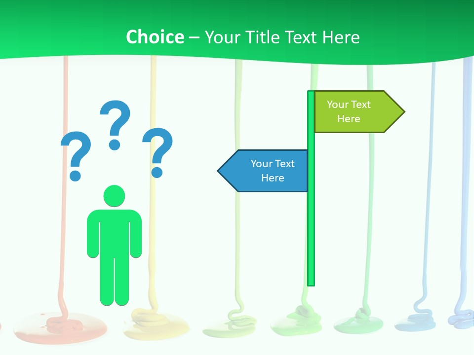 Graphic Messy Spray PowerPoint Template