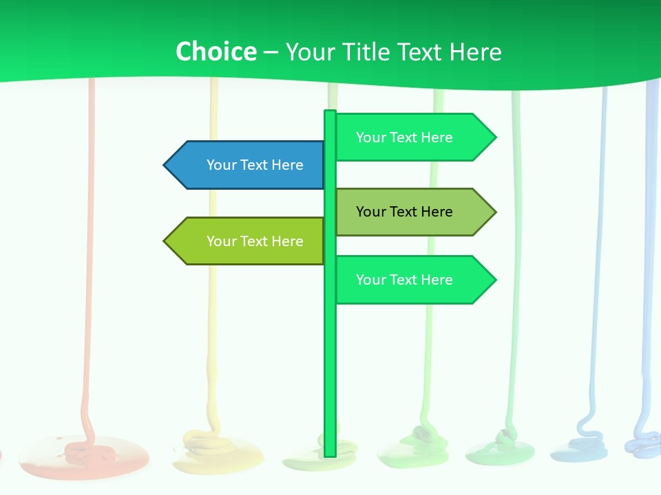 Graphic Messy Spray PowerPoint Template