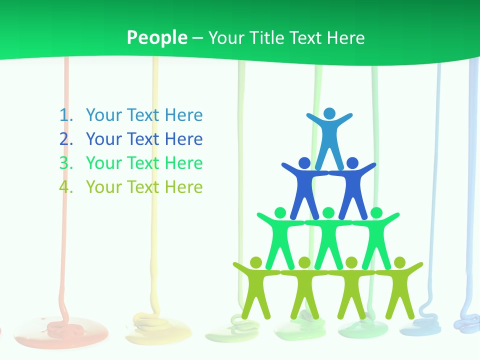 Graphic Messy Spray PowerPoint Template