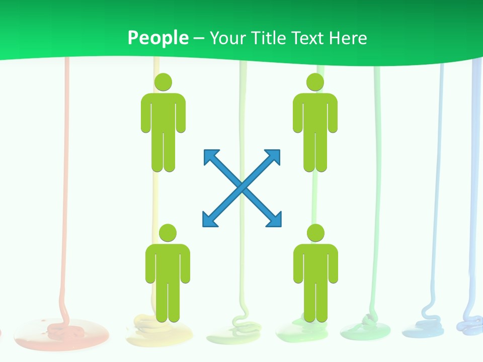 Graphic Messy Spray PowerPoint Template