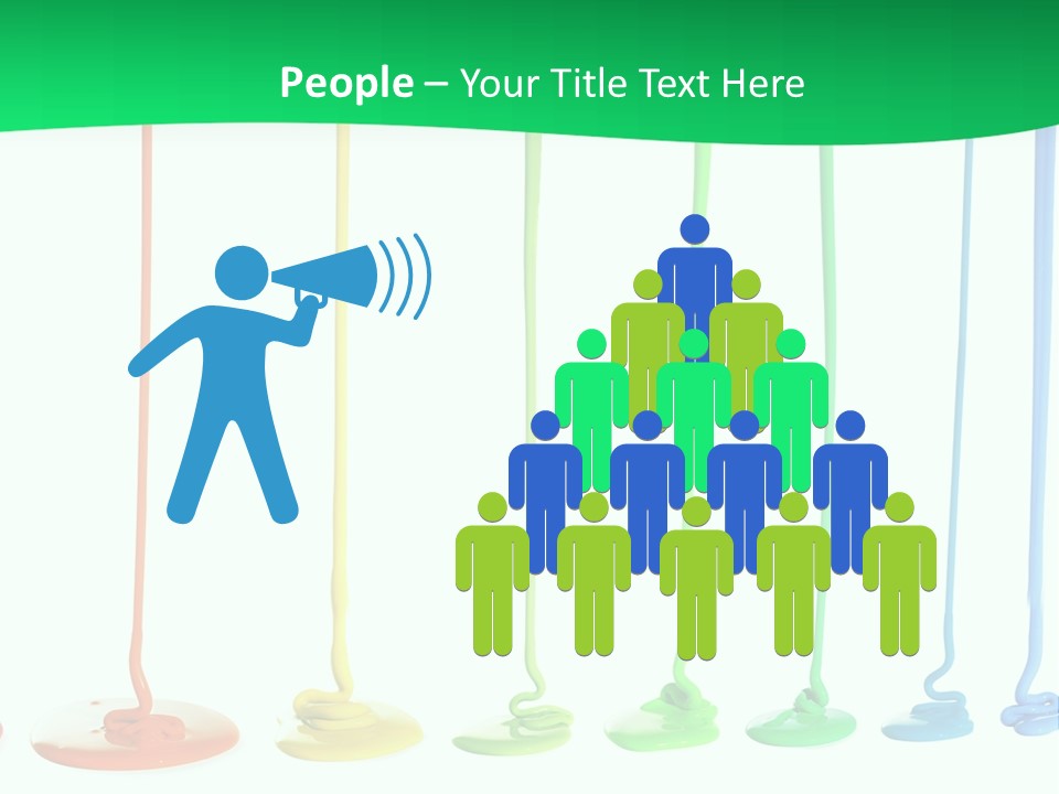 Graphic Messy Spray PowerPoint Template