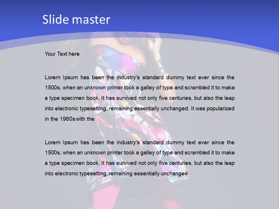 Dance Disco Sensuality PowerPoint Template