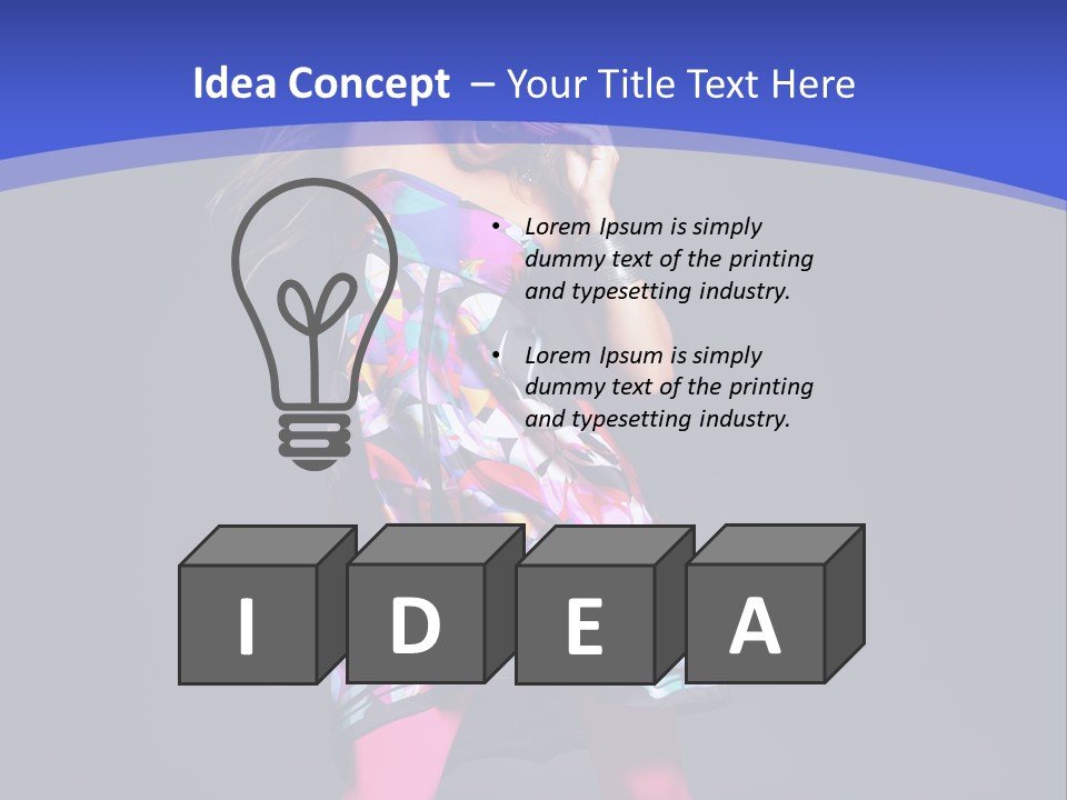 Dance Disco Sensuality PowerPoint Template