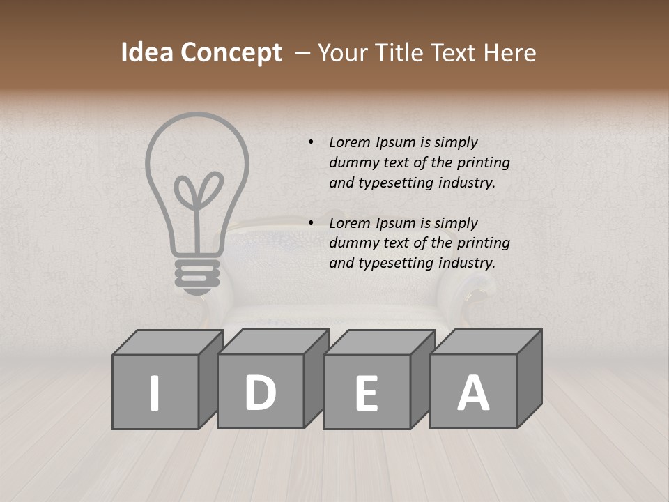 Skin Shape Lamp PowerPoint Template