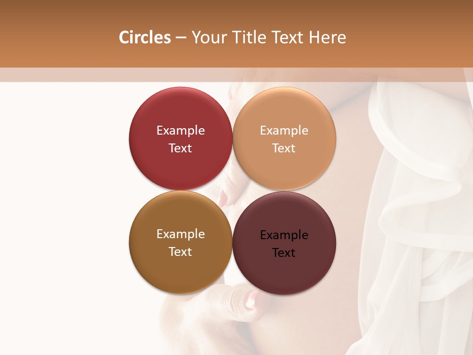 Happy Pregnant Expectant PowerPoint Template
