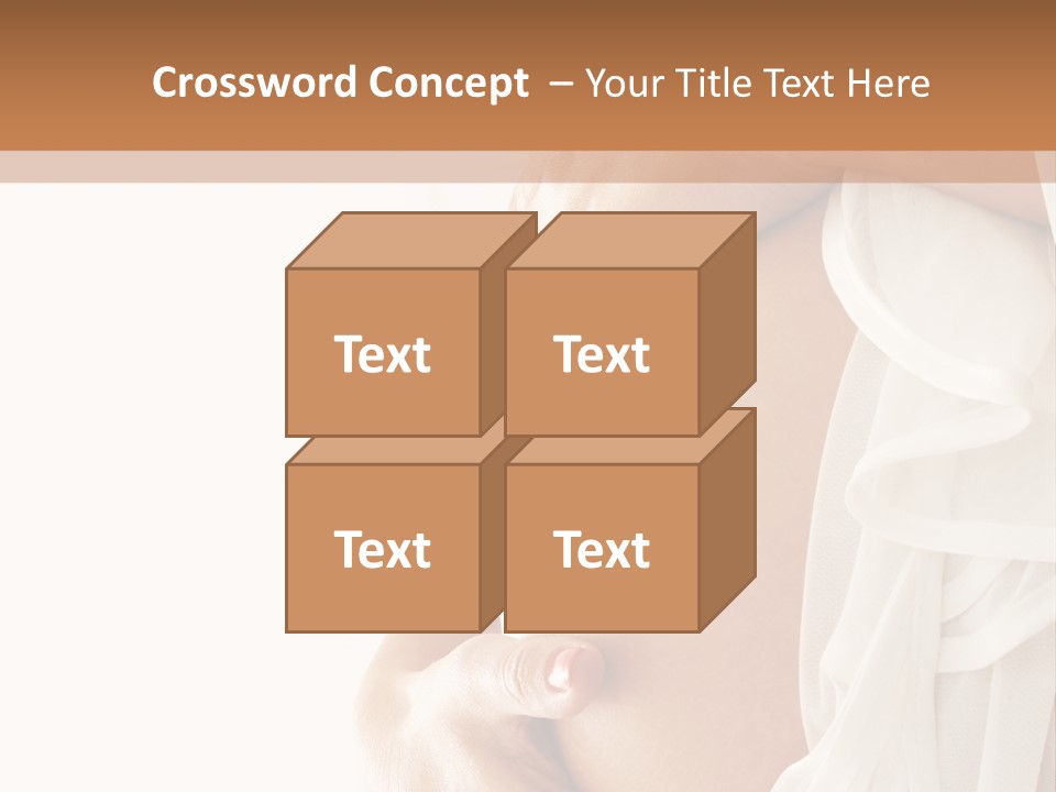 Happy Pregnant Expectant PowerPoint Template