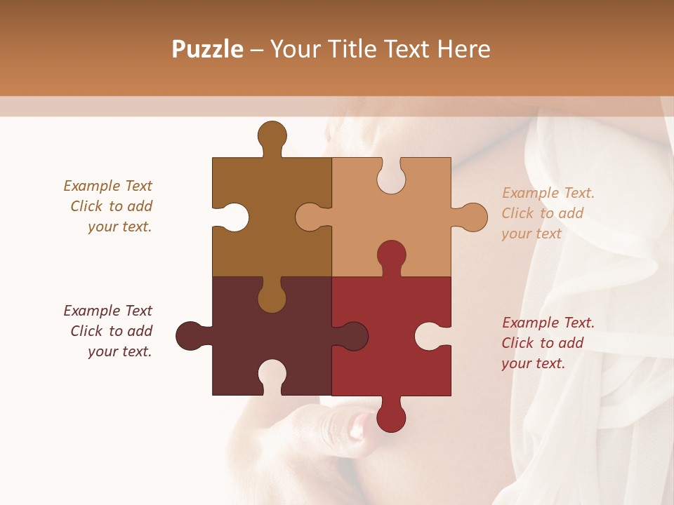 Happy Pregnant Expectant PowerPoint Template