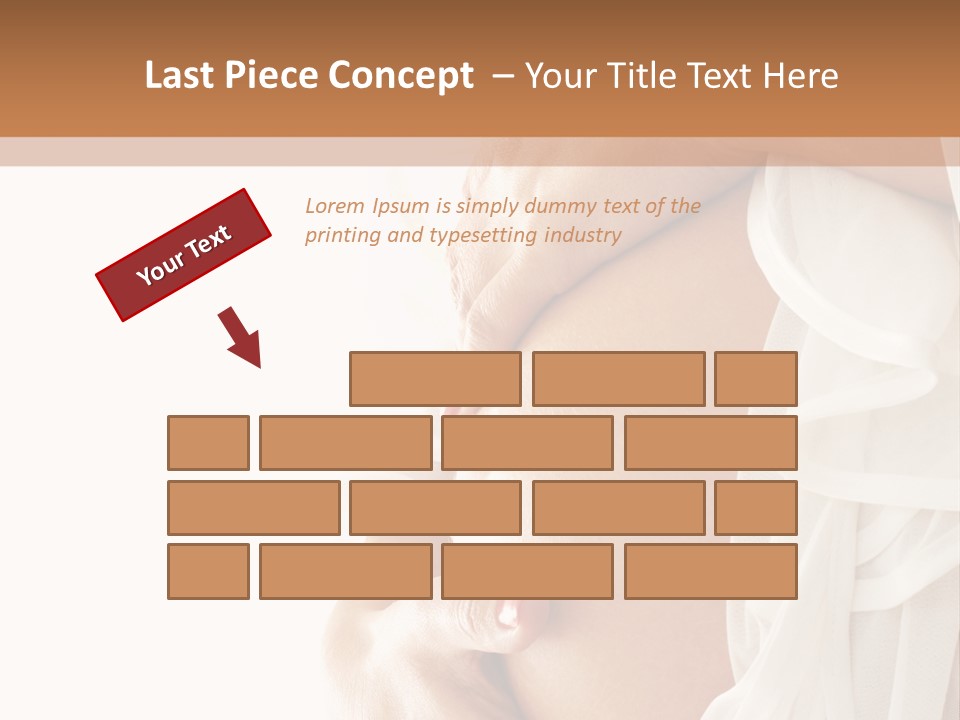 Happy Pregnant Expectant PowerPoint Template