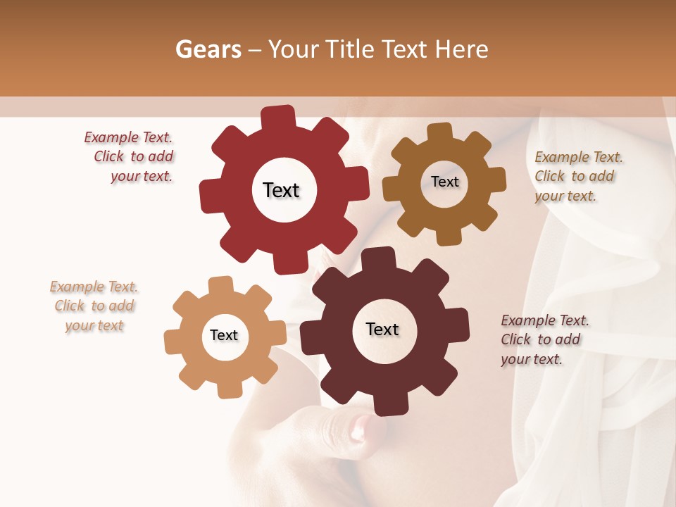 Happy Pregnant Expectant PowerPoint Template