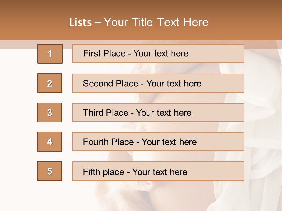 Happy Pregnant Expectant PowerPoint Template