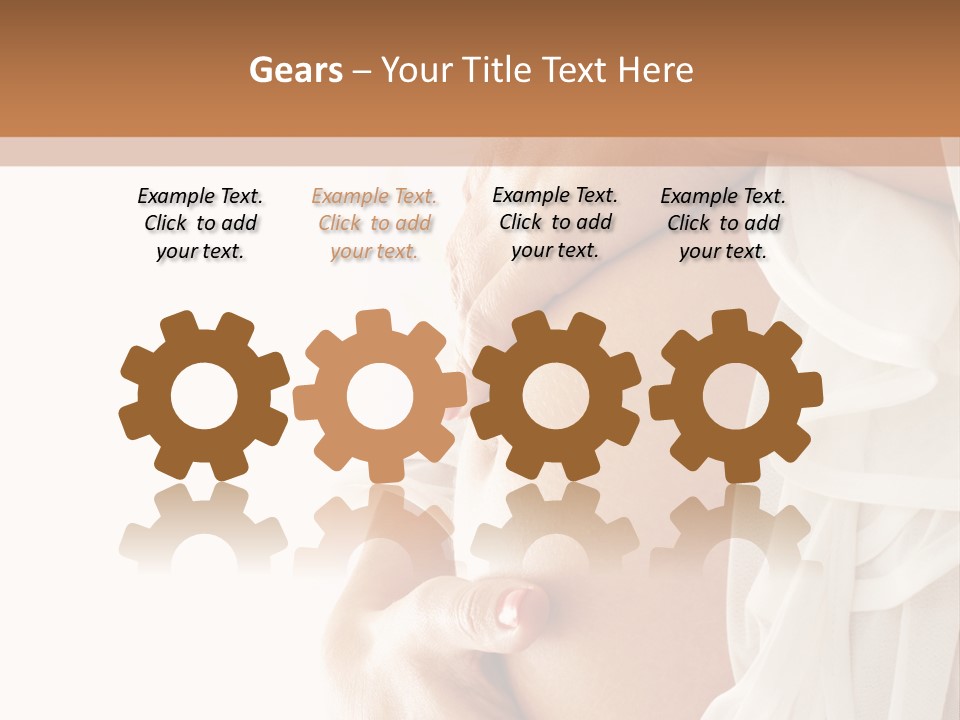 Happy Pregnant Expectant PowerPoint Template