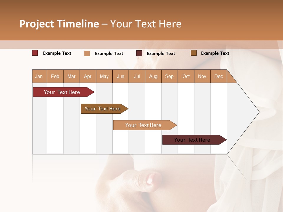 Happy Pregnant Expectant PowerPoint Template