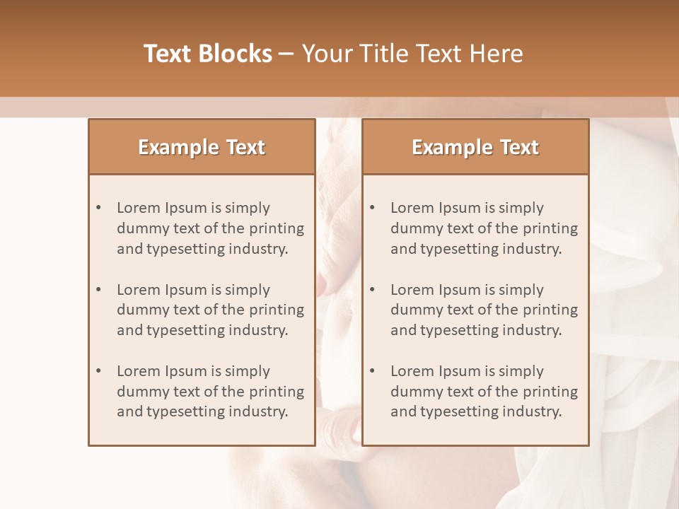 Happy Pregnant Expectant PowerPoint Template