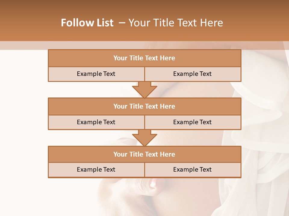 Happy Pregnant Expectant PowerPoint Template