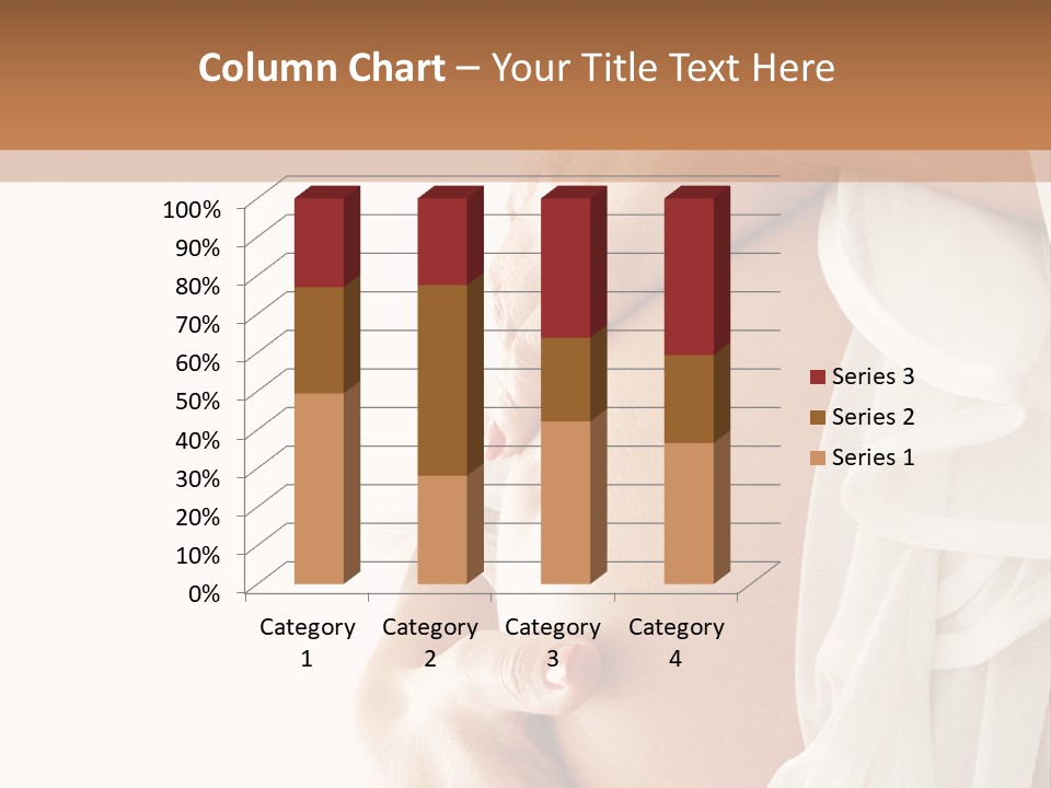 Happy Pregnant Expectant PowerPoint Template