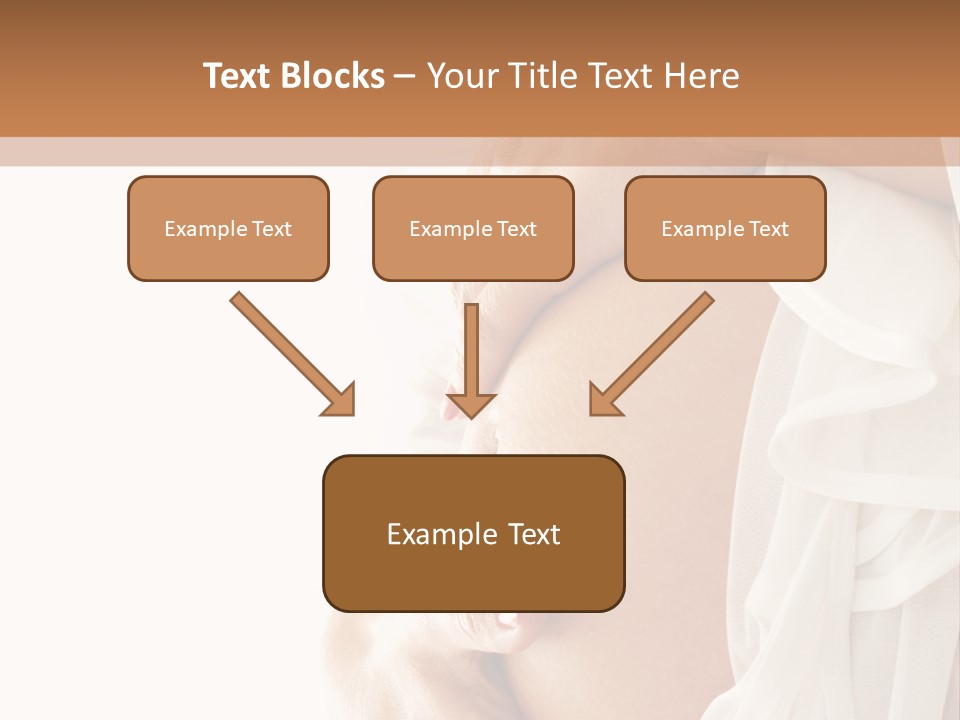 Happy Pregnant Expectant PowerPoint Template
