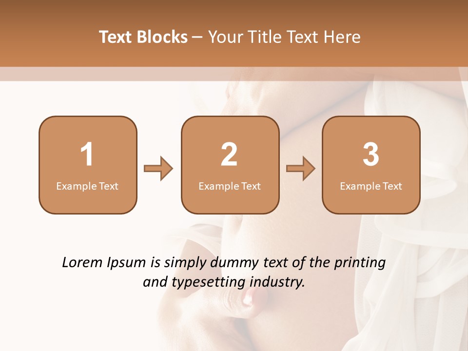 Happy Pregnant Expectant PowerPoint Template